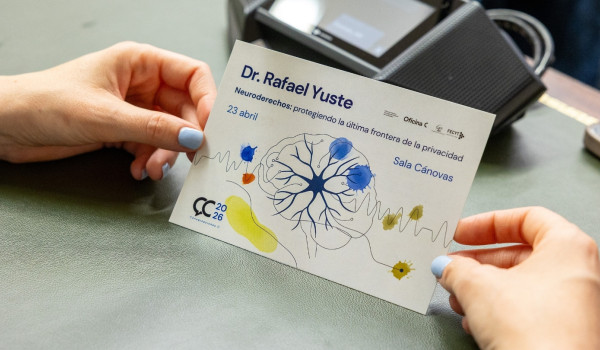 La invitación a la primera sesión de las Conversaciones C, celebrada el 23 de abril en la Sala Cánovas del Congreso de los Diputados.