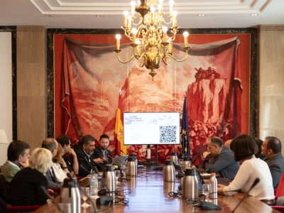 Imagen de la Sala Sert del Congreso durante el Dialogo C de Gestión Sostenible de Zonas Costeras