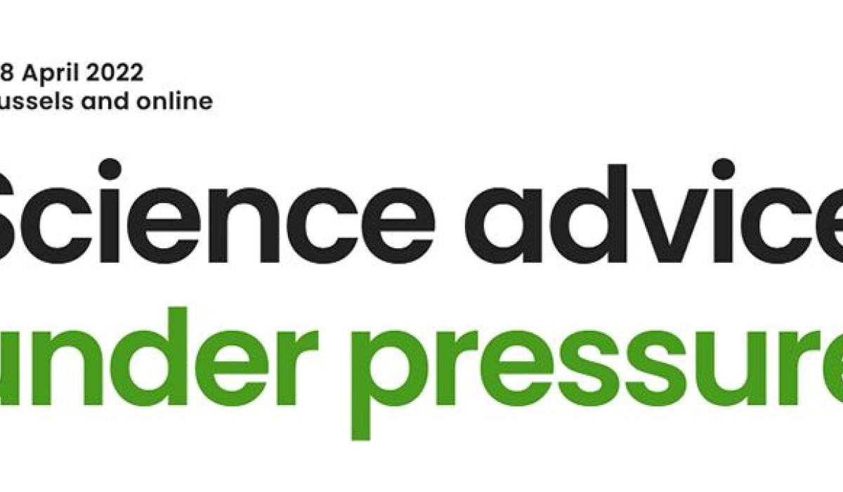 cartel “Asesoramiento científico bajo presión”