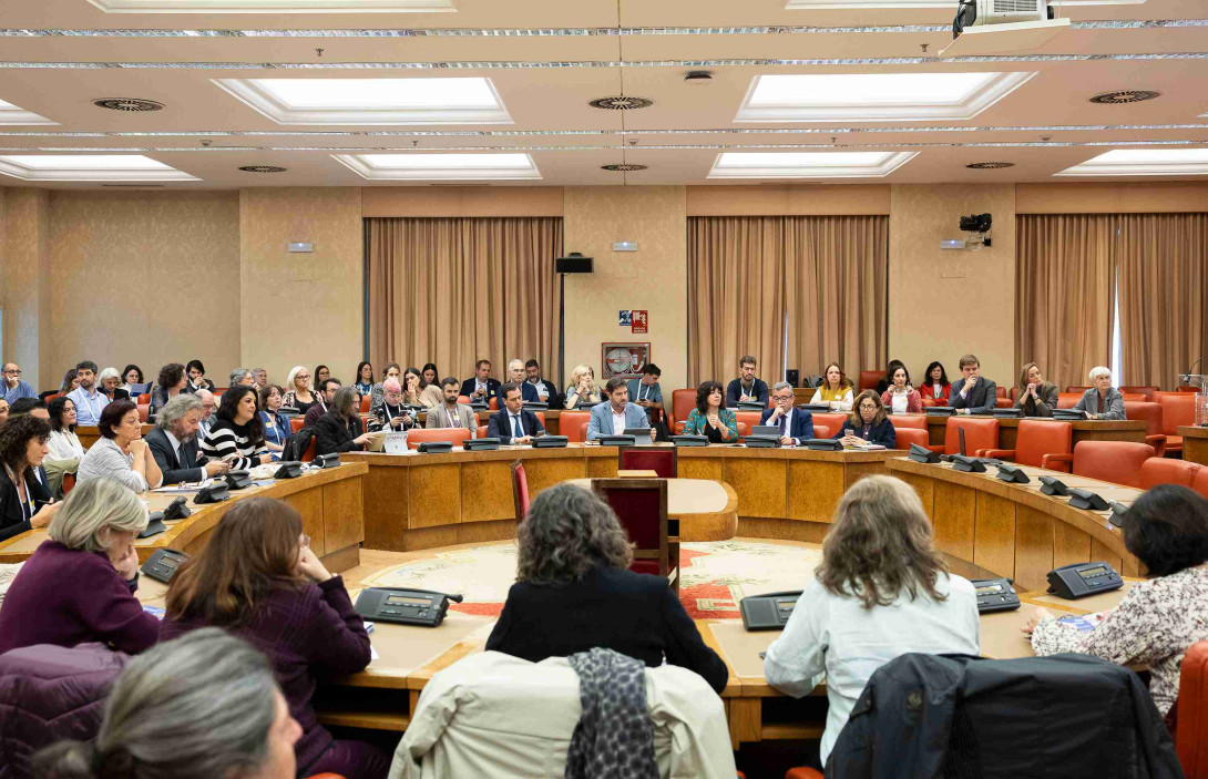 Sala Constitucional del Congreso durante la presentación de los Informes C elaborados en 2024