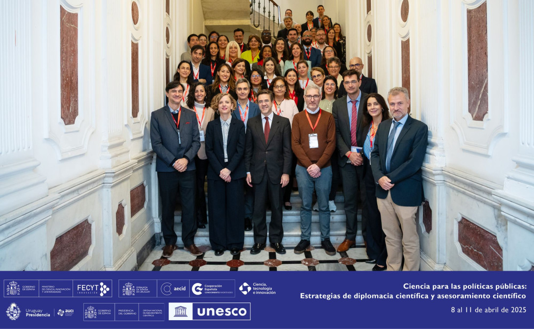 Participantes de la primera edición del curso "Ciencia para las políticas públicas" celebrado en Montevideo